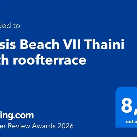 아파트 Oasis Vii Thaini With Roofterrace *